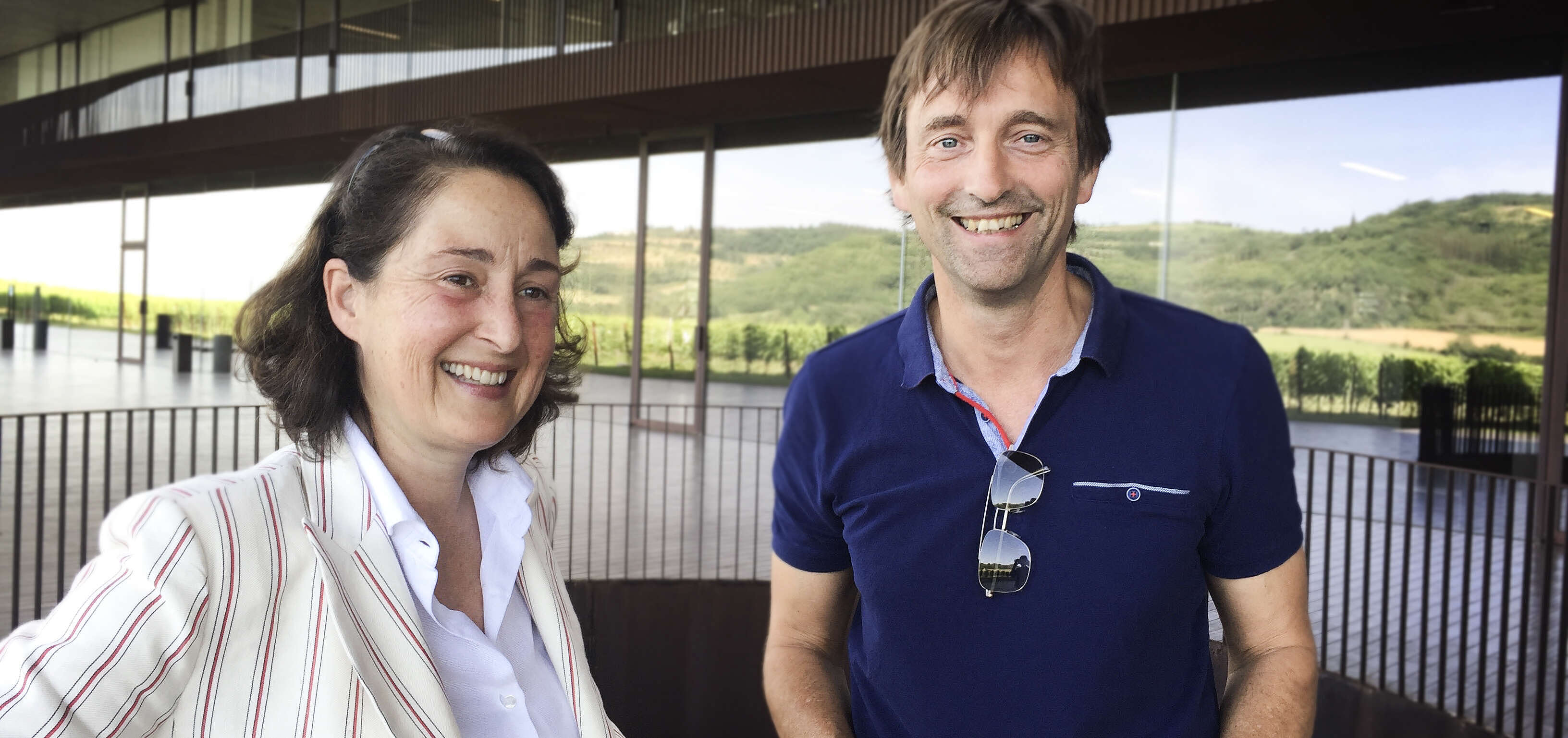 Albiera Antinori, president of Marchese Antinori, in the interview on Chianti Classico, Steffen Maus met her in new winery Antinori in Chianti Classico
