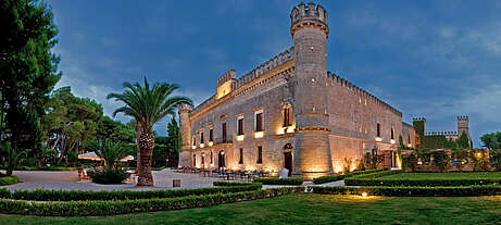 Italien-WEin-Apulien-Castello di Monaci-Ort für Hochzeitsfeierlichkeiten