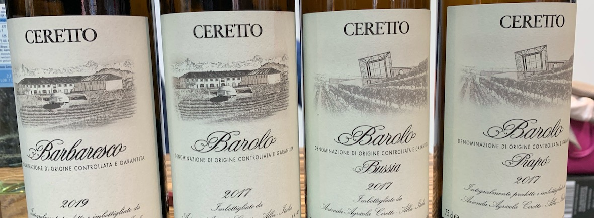 Lagen-Rotweine Barolo von Ceretto aus Alba - Gesuchte und teure Rotweine Italiens