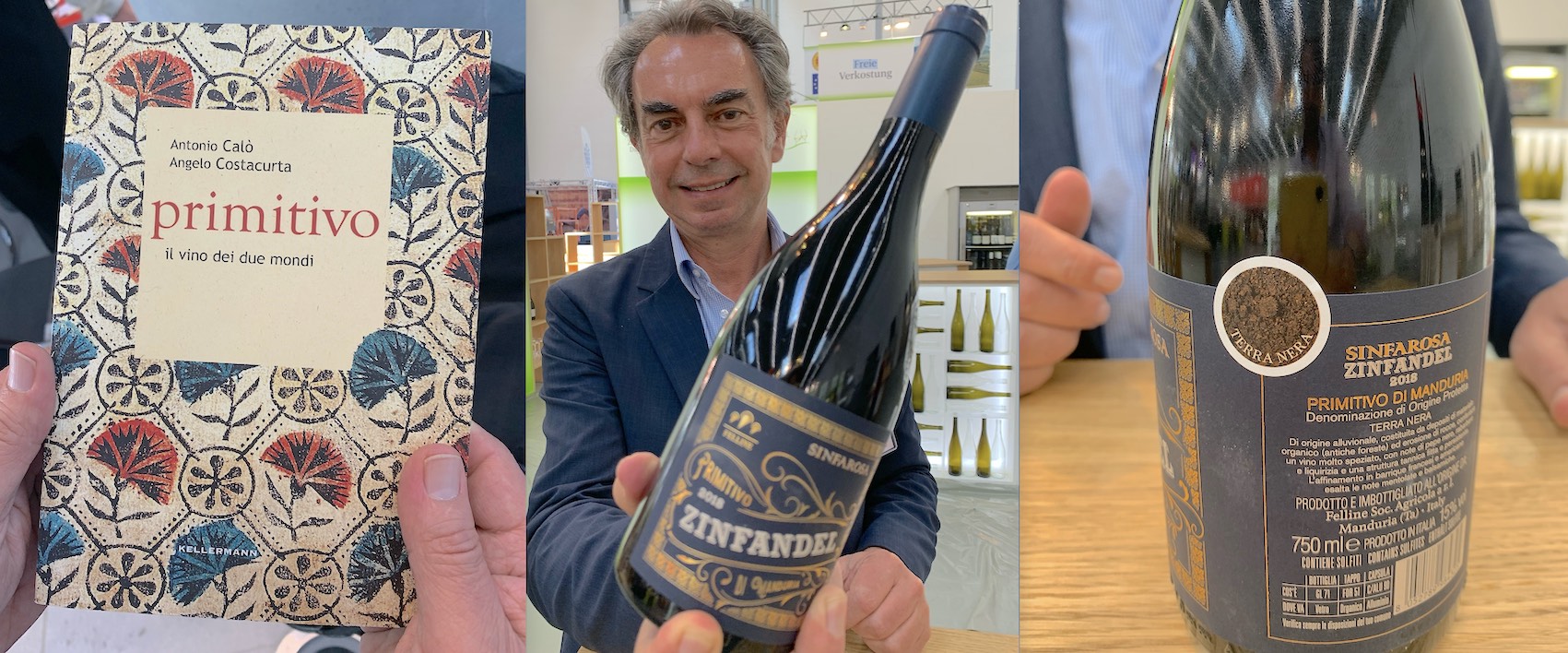 Winzer Gregory Perrucci mit seinem Manduria Primitivo Sinfarosa Zinfandel